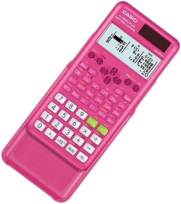 الة حاسبة علمية باللون الزهري موديل fx-300ESPLS2 من كاسيو