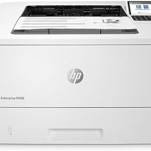 HP طابعة ليزر جيت برو M404dn أحادية اللون مع ايثرنت مدمج وطباعة على الوجهين، تعمل مع اليكسا (W1A53A)
