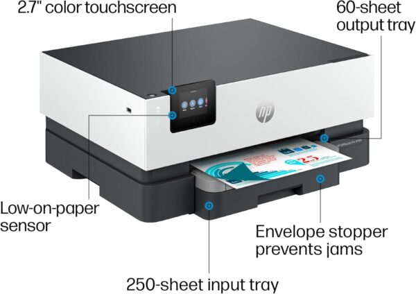 طابعة HP OfficeJet 100 المحمولة مع البلوتوث والطباعة المتنقلة (CN551A) - Image 2