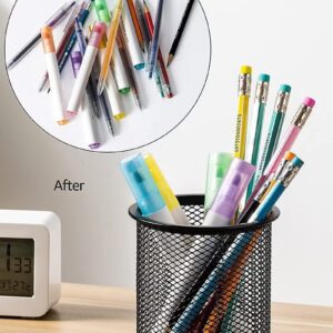 حامل و منظم أقلام معدنى شبكي للمكتب والمدرسه