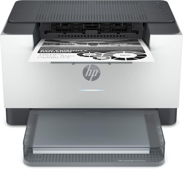 HP طابعة ليزر لاسلكية M207dw من ليزر جيت، اسود وابيض، دوبلكس، الافضل للمكتب