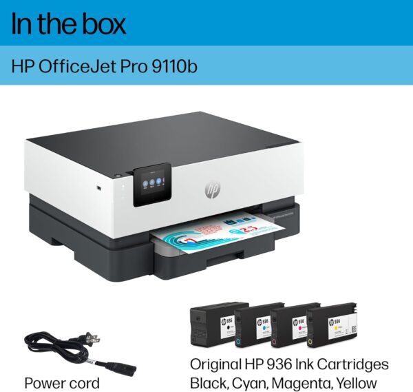 طابعة HP OfficeJet 100 المحمولة مع البلوتوث والطباعة المتنقلة (CN551A) - Image 4